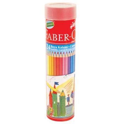 Faber Castell Metal Tüp Boya Kalemi 24 Renk