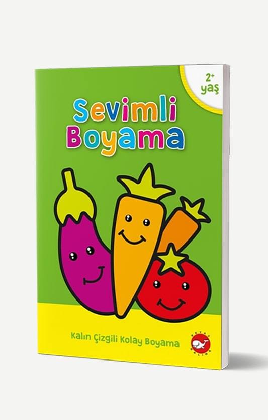 Kalın Çizgili Sevimli Boyama